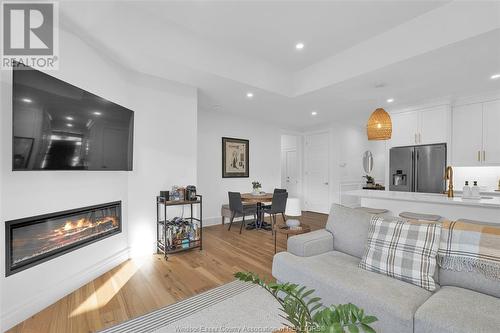 433 Brunmar Crescent, Lakeshore, ON - Indoor Photo Showing Living Room With Fireplace