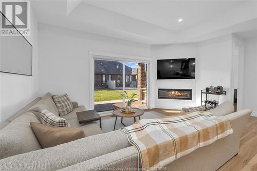 433 Brunmar Crescent, Lakeshore, ON - Indoor Photo Showing Living Room With Fireplace