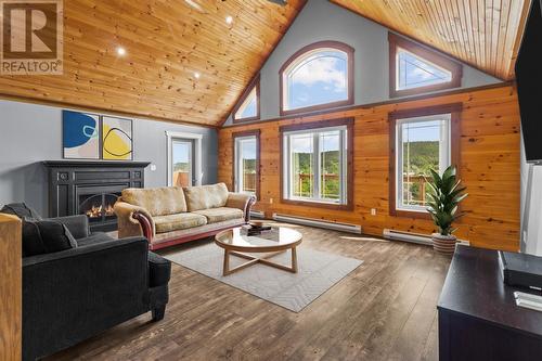 5-7 Tilts Hill Place, Bay Roberts, NL - Indoor Photo Showing Living Room With Fireplace