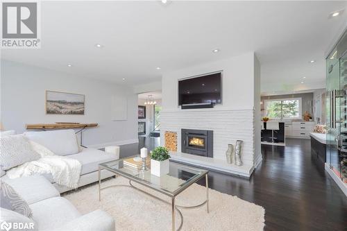 1 Terry Court, Georgetown, ON - Indoor Photo Showing Living Room With Fireplace