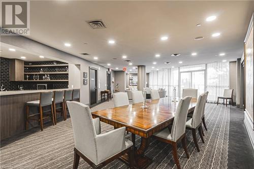 PARTY ROOM - 11 Bronte Road Unit# 503, Oakville, ON - Indoor Photo Showing Dining Room