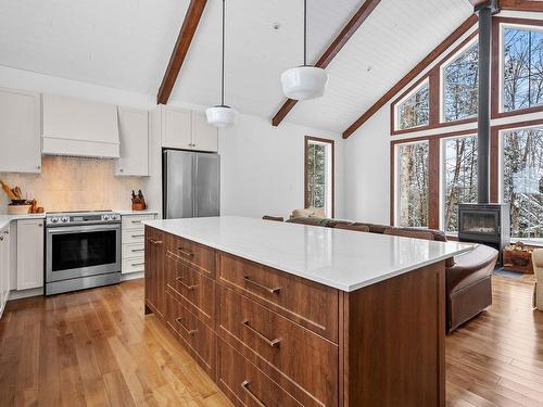 Kitchen - 3902 Ch. Paiement, Sainte-Agathe-Des-Monts, QC - Indoor Photo Showing Kitchen With Upgraded Kitchen