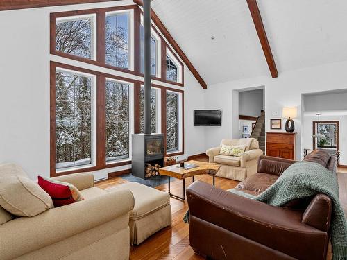 Living room - 3902 Ch. Paiement, Sainte-Agathe-Des-Monts, QC - Indoor Photo Showing Living Room