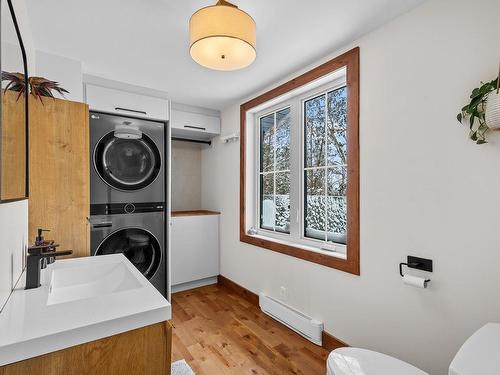 Powder room - 3902 Ch. Paiement, Sainte-Agathe-Des-Monts, QC - Indoor Photo Showing Laundry Room