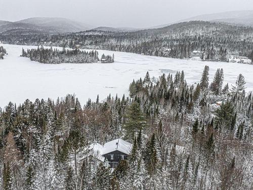 Aerial photo - 3902 Ch. Paiement, Sainte-Agathe-Des-Monts, QC - Outdoor With View