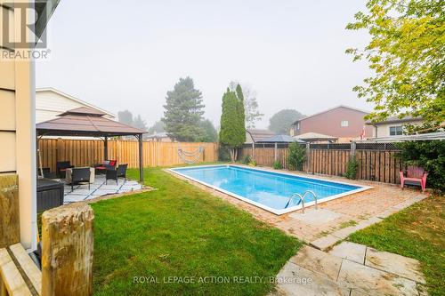 7 Fieldgate Drive, Brantford, ON - Outdoor With In Ground Pool With Deck Patio Veranda With Backyard