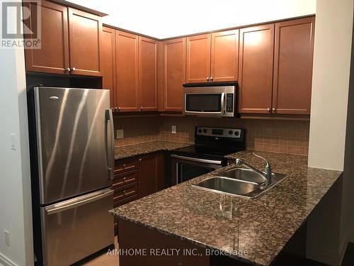 1110 - 10 Bloorview Place, Toronto, ON - Indoor Photo Showing Kitchen With Double Sink With Upgraded Kitchen