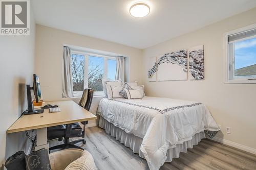 Second Bedroom Upstairs - 3556 Athalmer Road, Kelowna, BC - Indoor Photo Showing Bedroom