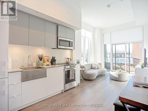 212 - 270 Dufferin Street, Toronto, ON - Indoor Photo Showing Kitchen With Upgraded Kitchen