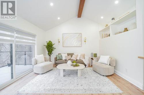 40 Northfield Road, Toronto, ON - Indoor Photo Showing Living Room With Fireplace