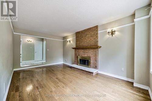 2115 Eighth Line, Oakville, ON - Indoor Photo Showing Living Room With Fireplace