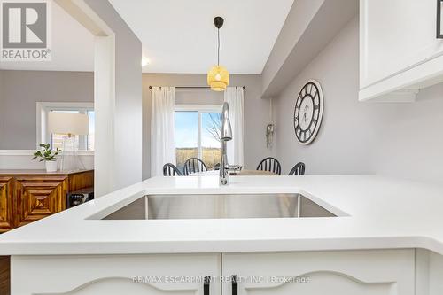 89 Courtney Street, Centre Wellington, ON - Indoor Photo Showing Kitchen With Double Sink