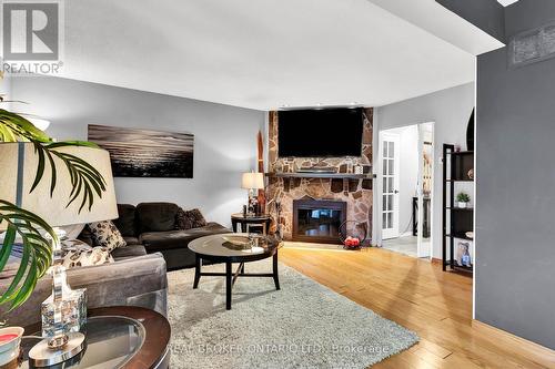 1281 Northbrook Street, Oshawa, ON - Indoor Photo Showing Living Room With Fireplace