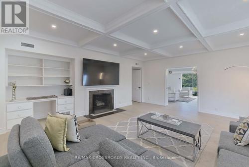 634 Brookside Drive, Oshawa, ON - Indoor Photo Showing Living Room With Fireplace