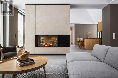 395910 11Th Line, Blue Mountains, ON - Indoor Photo Showing Living Room With Fireplace