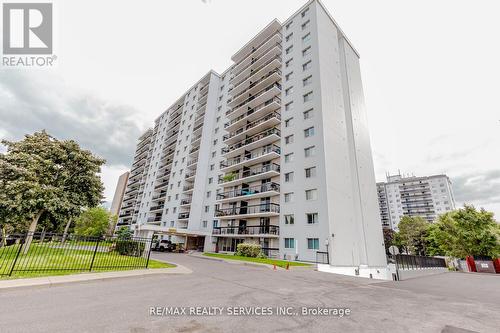 1206 - 1100 Caven Street, Mississauga, ON - Outdoor With Balcony With Facade