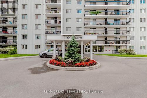 1206 - 1100 Caven Street, Mississauga, ON - Outdoor With Balcony With Facade