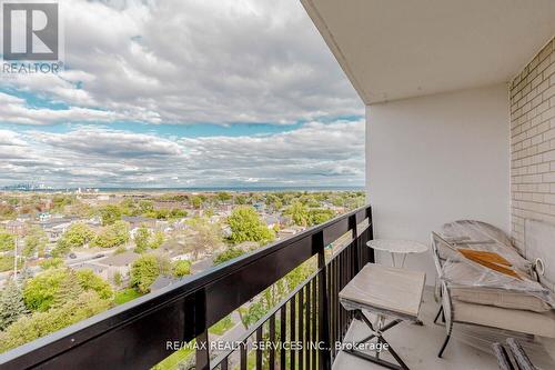 1206 - 1100 Caven Street, Mississauga, ON - Outdoor With Balcony With View With Exterior