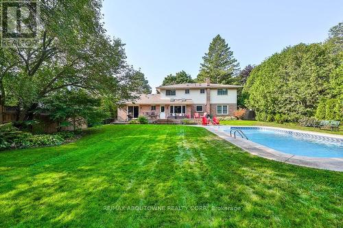 335 Carey Court, Oakville, ON - Outdoor With In Ground Pool