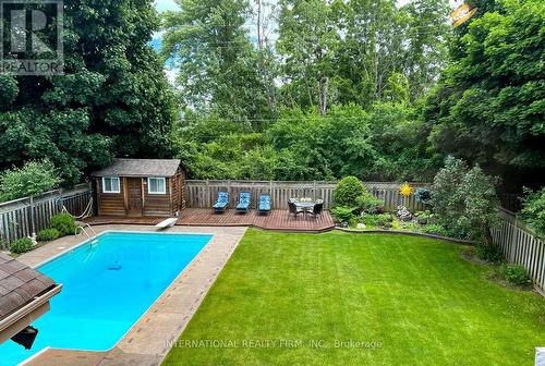 139 Elgin Drive, Brampton, ON - Outdoor With In Ground Pool With Backyard