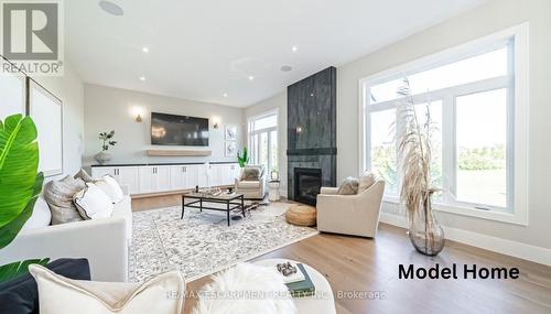 73 Workman Crescent, Blandford-Blenheim, ON - Indoor Photo Showing Living Room With Fireplace