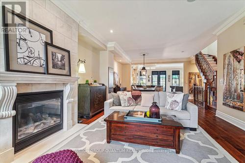 2378 Marine Drive, Oakville, ON - Indoor Photo Showing Living Room With Fireplace