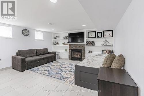 86 Windermere Court, Brampton, ON - Indoor Photo Showing Living Room With Fireplace