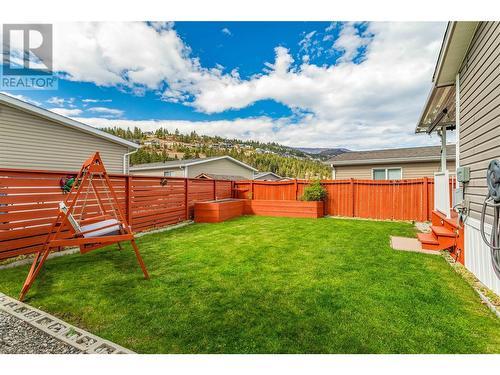 Fully Fenced Backyard with Underground Irrigation - 610 Katherine Road Unit# 70, West Kelowna, BC 