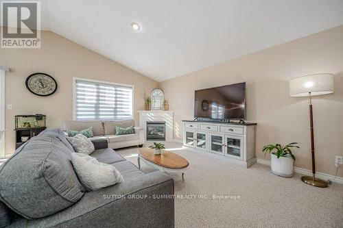 51 Copper Leaf Street, Kitchener, ON - Indoor Photo Showing Living Room With Fireplace