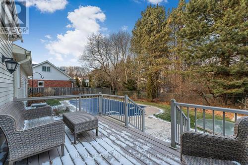 38 Colonel Butler Crescent, Niagara-On-The-Lake (101 - Town), ON - Outdoor With In Ground Pool With Deck Patio Veranda