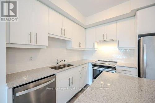 420 - 251 Northfield Drive E, Waterloo, ON - Indoor Photo Showing Kitchen With Double Sink With Upgraded Kitchen