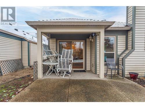 Backyard, covered patio - 550 Yates Road Unit# 162, Kelowna, BC - Outdoor With Deck Patio Veranda With Exterior