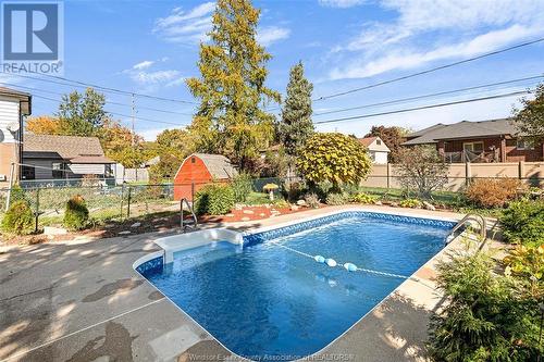 2514 Westminster Boulevard, Windsor, ON - Outdoor With In Ground Pool With Backyard