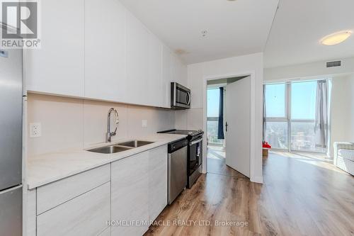 3109 - 60 Frederick Street, Kitchener, ON - Indoor Photo Showing Kitchen With Stainless Steel Kitchen With Double Sink