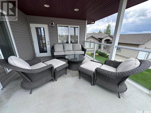 304 Abbott Bay, Estevan, SK - Outdoor With Deck Patio Veranda With Exterior