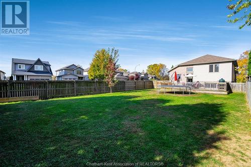 4 Creekview Place, Chatham, ON - Outdoor With Deck Patio Veranda With Backyard