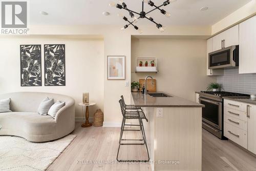 13 - 26 Ernest Avenue, Toronto, ON - Indoor Photo Showing Kitchen With Double Sink