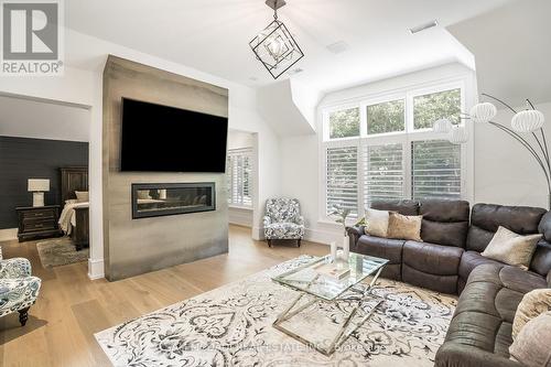 231 Wedgewood Drive, Oakville, ON - Indoor Photo Showing Living Room With Fireplace