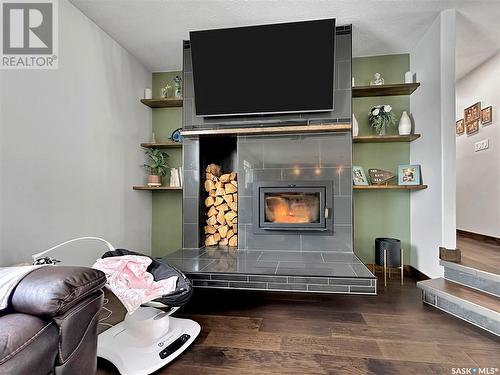 605 Acreage, Grayson Rm No. 184, SK - Indoor Photo Showing Other Room With Fireplace