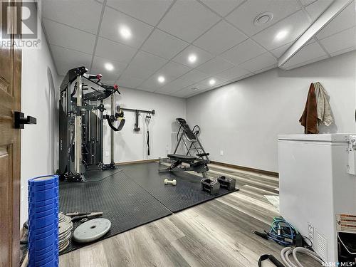 605 Acreage, Grayson Rm No. 184, SK - Indoor Photo Showing Gym Room