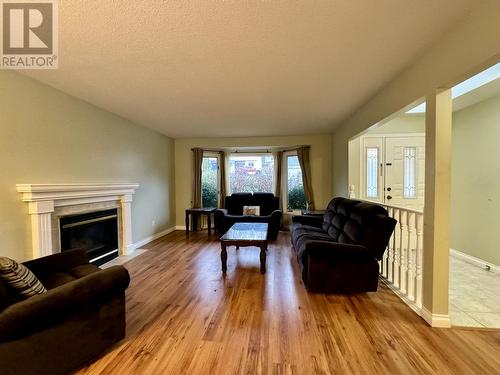 1608 E 7Th Avenue, Prince Rupert, BC - Indoor Photo Showing Living Room With Fireplace