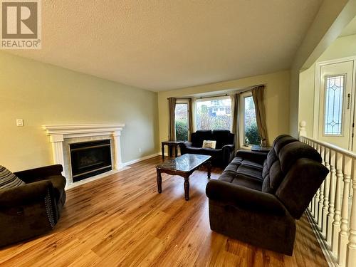 1608 E 7Th Avenue, Prince Rupert, BC - Indoor Photo Showing Living Room With Fireplace