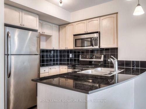 3102-18 Yonge St, Toronto, ON - Indoor Photo Showing Kitchen With Double Sink