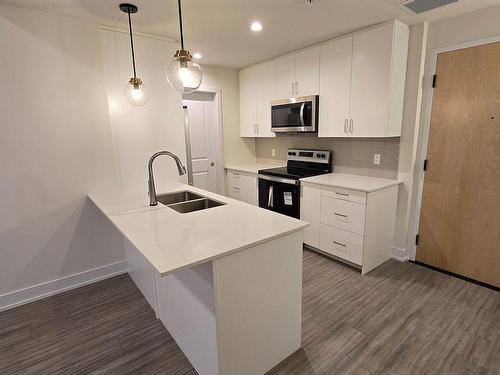 206-121 Mary St, Clearview, ON - Indoor Photo Showing Kitchen With Double Sink