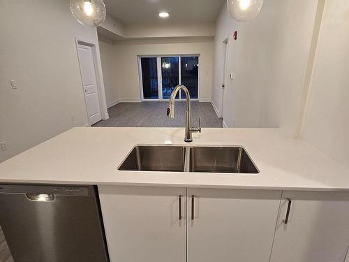 206-121 Mary St, Clearview, ON - Indoor Photo Showing Kitchen With Double Sink