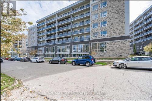 606 - 275 Larch Street, Waterloo, ON - Outdoor With Balcony With Facade