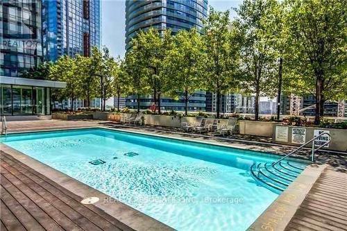 4902 - 65 Bremner Boulevard, Toronto, ON - Outdoor With In Ground Pool With Deck Patio Veranda