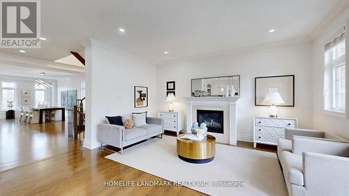 1 Madeline Road, Toronto, ON - Indoor Photo Showing Living Room With Fireplace