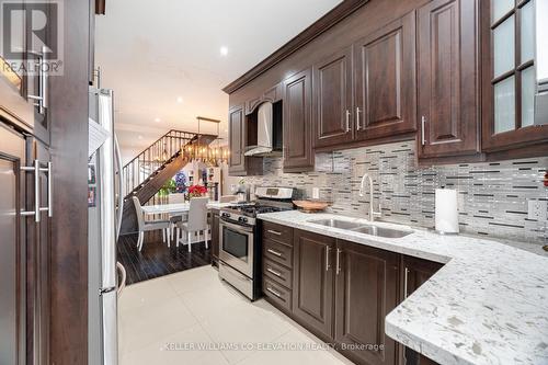 310 Silverthorn Avenue, Toronto, ON - Indoor Photo Showing Kitchen With Double Sink With Upgraded Kitchen