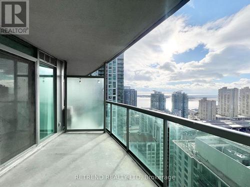 3001 - 30 Grand Trunk Crescent, Toronto, ON - Outdoor With Balcony With View With Exterior